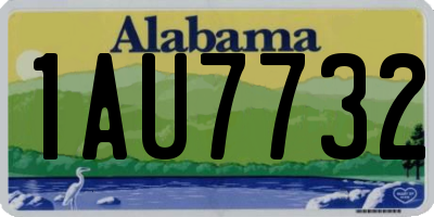 AL license plate 1AU7732