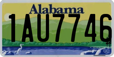 AL license plate 1AU7746