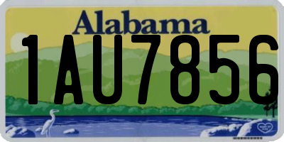 AL license plate 1AU7856
