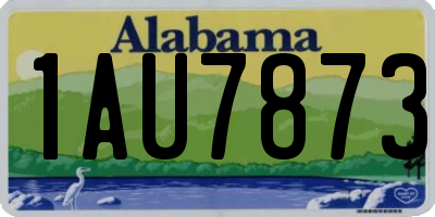 AL license plate 1AU7873