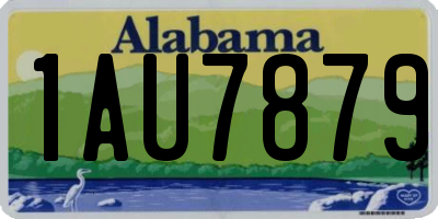 AL license plate 1AU7879
