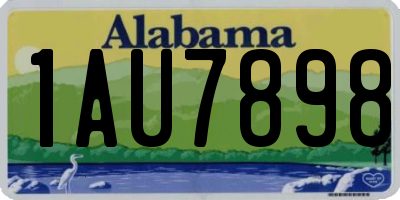 AL license plate 1AU7898