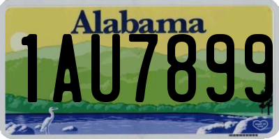 AL license plate 1AU7899