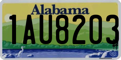 AL license plate 1AU8203