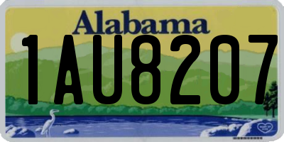 AL license plate 1AU8207