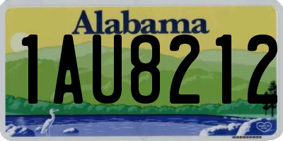 AL license plate 1AU8212