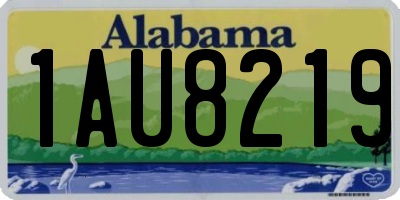 AL license plate 1AU8219