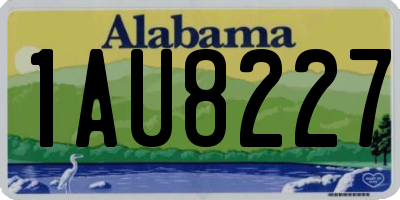 AL license plate 1AU8227