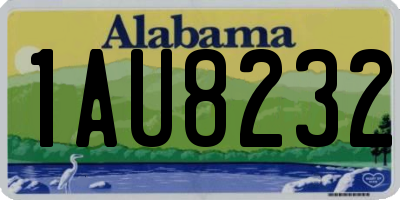AL license plate 1AU8232