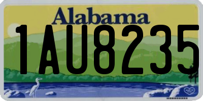 AL license plate 1AU8235