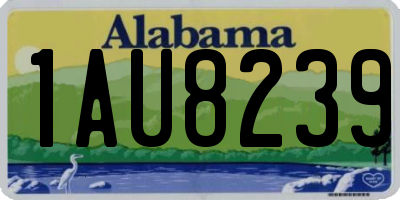 AL license plate 1AU8239