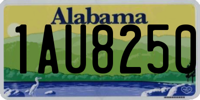 AL license plate 1AU8250