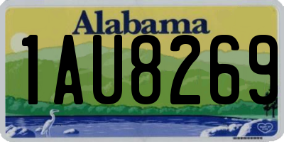 AL license plate 1AU8269