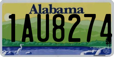 AL license plate 1AU8274