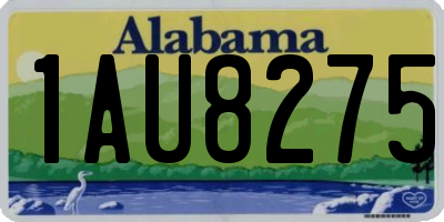 AL license plate 1AU8275