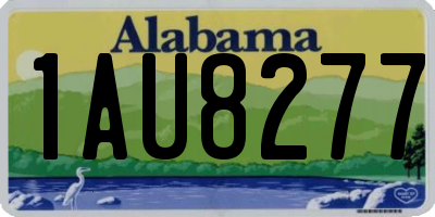 AL license plate 1AU8277