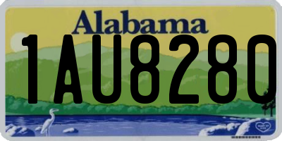 AL license plate 1AU8280