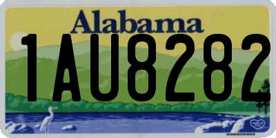 AL license plate 1AU8282
