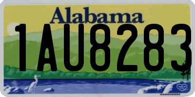 AL license plate 1AU8283