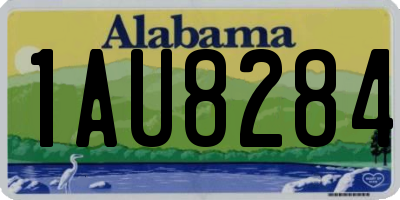 AL license plate 1AU8284