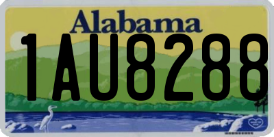 AL license plate 1AU8288