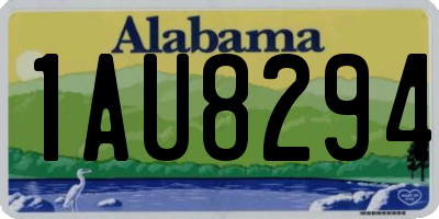 AL license plate 1AU8294