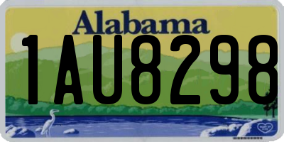 AL license plate 1AU8298