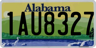 AL license plate 1AU8327