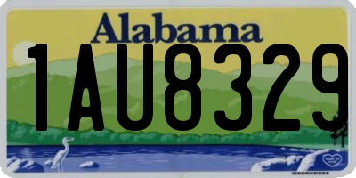 AL license plate 1AU8329