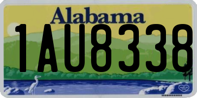 AL license plate 1AU8338