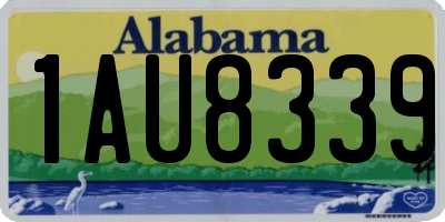 AL license plate 1AU8339