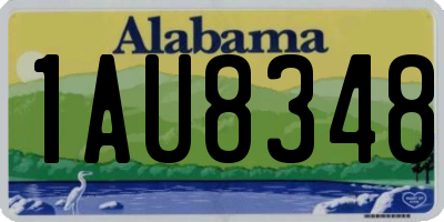 AL license plate 1AU8348