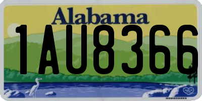 AL license plate 1AU8366