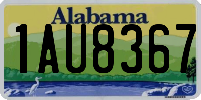 AL license plate 1AU8367