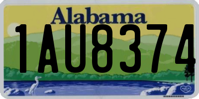 AL license plate 1AU8374
