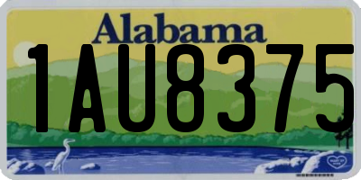 AL license plate 1AU8375