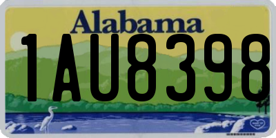 AL license plate 1AU8398