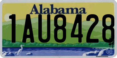 AL license plate 1AU8428
