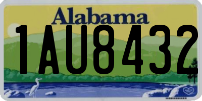 AL license plate 1AU8432