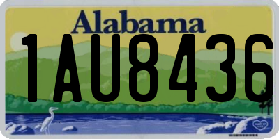 AL license plate 1AU8436
