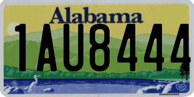 AL license plate 1AU8444