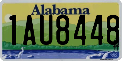 AL license plate 1AU8448