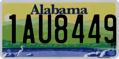AL license plate 1AU8449