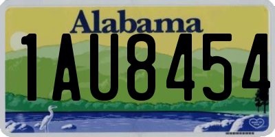 AL license plate 1AU8454