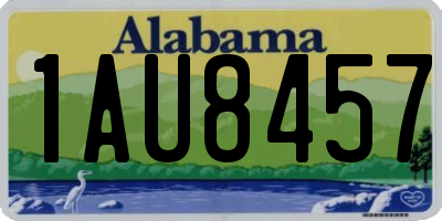 AL license plate 1AU8457