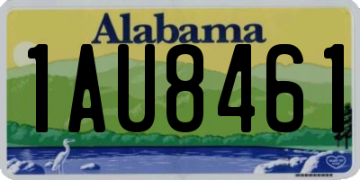 AL license plate 1AU8461