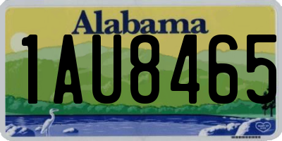 AL license plate 1AU8465