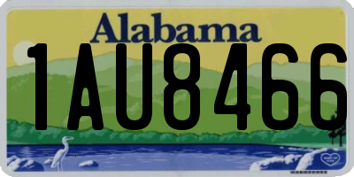 AL license plate 1AU8466