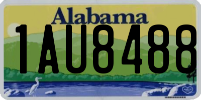AL license plate 1AU8488