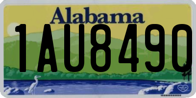 AL license plate 1AU8490